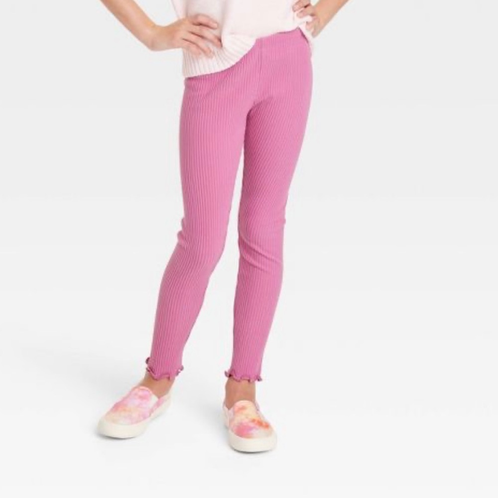 Girls' Cozy Rib Leggings - Cat & Jack